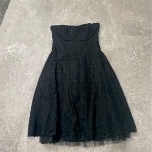 Black Lace Nicole Miller A LINE dress